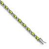 Gold Diamond & Oval Gemstone Bracelets