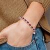Gold Diamond & Oval Gemstone Bracelets