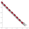Gold Diamond & Oval Gemstone Bracelets