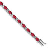 Gold Diamond & Oval Gemstone Bracelets