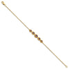 Gold Marquise Gemstone Bracelets