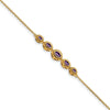 Gold Marquise Gemstone Bracelets