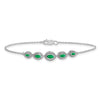 Gold Marquise Gemstone Bracelets