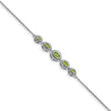Gold Marquise Gemstone Bracelets