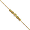 Gold Marquise Gemstone Bracelets