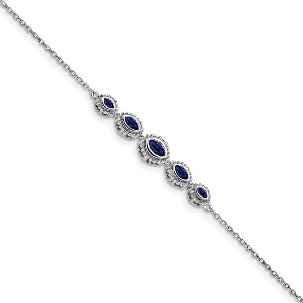 Gold Marquise Gemstone Bracelets
