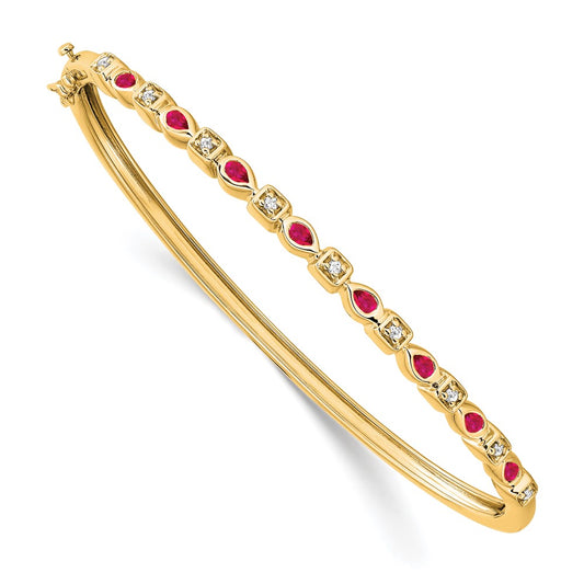Gold Diamond & Gemstone Bangles