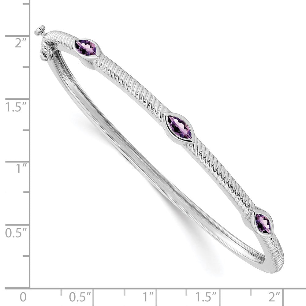 3 Gemstone Bangle