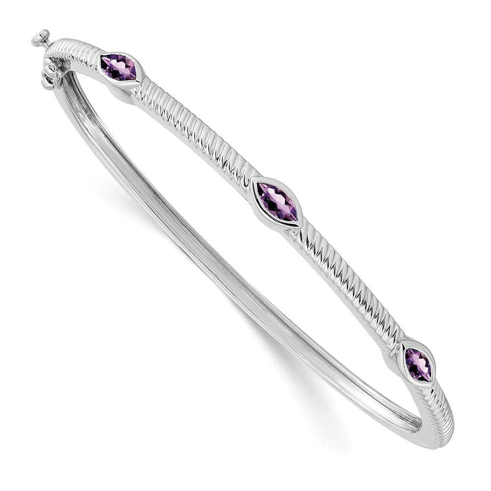 3 Gemstone Bangle
