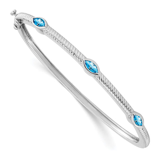 3 Gemstone Bangle