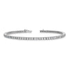 14k 4 3/8 carat Lab Grown Diamond VS/SI+ G+ Complete 7.5 inch Tennis Bracelet
