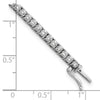 14k 4 3/8 carat Lab Grown Diamond VS/SI+ G+ Complete 7.5 inch Tennis Bracelet