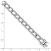 14k White Gold 1 1/2 carat Lab Grown Diamond VS/SI+ G+ Complete 7.5 inch Bracelet