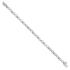 14k White Gold 1/2 carat Lab Grown Diamond VS/SI+ G+ Complete 7.25 inch Infinity Bracelet