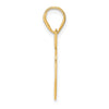 14k Polished Block Number 36 Pendant