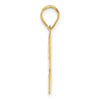 14k Polished Block Number 39 Pendant