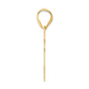 14k Polished Block Number 55 Pendant