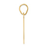 14k Polished Block Number 79 Pendant