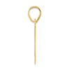 14k Polished Block Number 90 Pendant