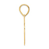 14k Polished Block Number 95 Pendant