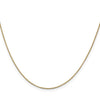 14K 14 inch .7mm Box with Lobster Clasp Chain