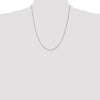 14K 22 inch .7mm Box with Lobster Clasp Chain
