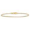 14K 7 inch .7mm Box with Lobster Clasp Bracelet