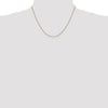 14K 18 inch .9mm Box with Lobster Clasp Chain