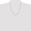 14K 22 inch .9mm Box with Lobster Clasp Chain