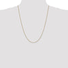 14K 24 inch .9mm Box with Lobster Clasp Chain