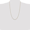 14K 26 inch .9mm Box with Lobster Clasp Chain