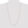14K 30 inch .9mm Box with Lobster Clasp Chain