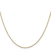 14K 26 inch .9mm Box with Spring Ring Clasp Chain