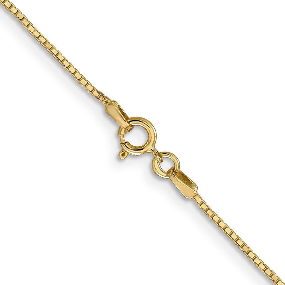 14K 26 inch .9mm Box with Spring Ring Clasp Chain