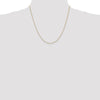 14K 20 inch .9mm Box with Spring Ring Clasp Chain