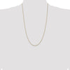 14K 26 inch .9mm Box with Spring Ring Clasp Chain