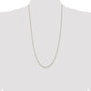 14K 28 inch .9mm Box with Spring Ring Clasp Chain