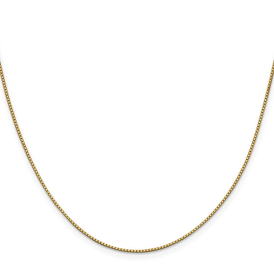 Gold (10K & 14K) Box Chain — 0.95 mm