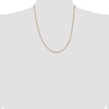 14K 22 inch .95mm Box with Lobster Clasp Chain