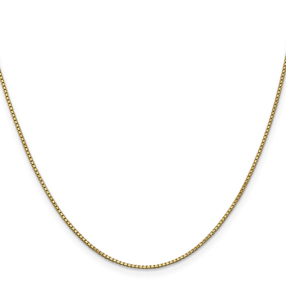 Gold (10K & 14K) Box Chain — 1 mm