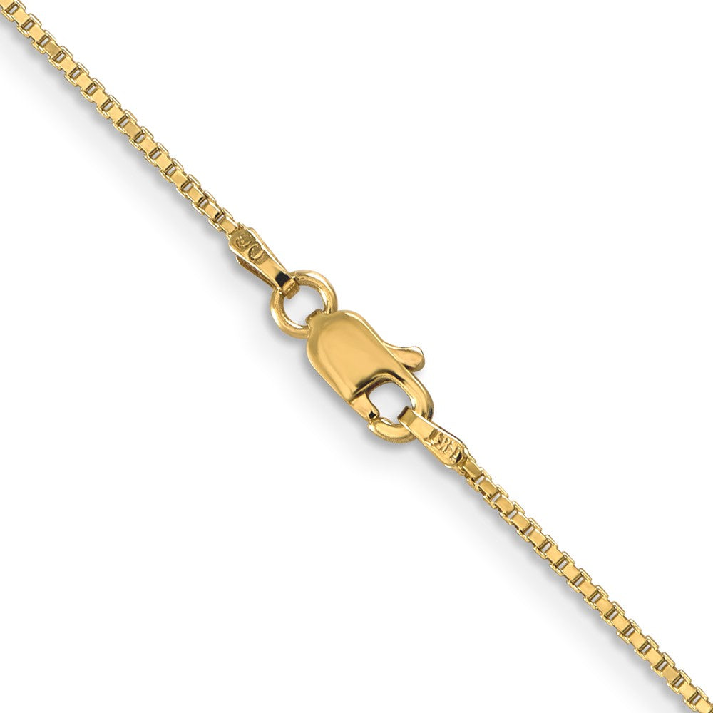 Gold (10K & 14K) Box Chain — 1 mm