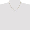 14K 18 inch 1mm Box with Lobster Clasp Chain