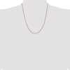 14K 22 inch 1mm Box with Lobster Clasp Chain