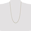 14K 28 inch 1mm Box with Lobster Clasp Chain