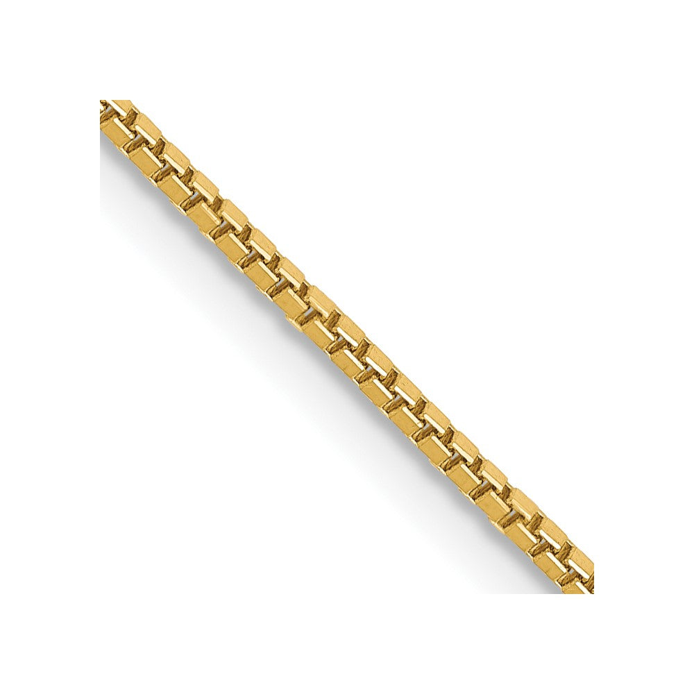 Gold (10K & 14K) Box Chain — 1 mm