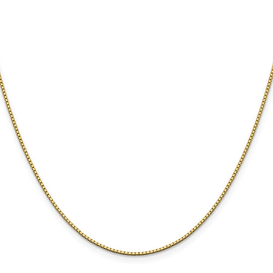 Gold (10K & 14K) Box Chain — 1.05 mm