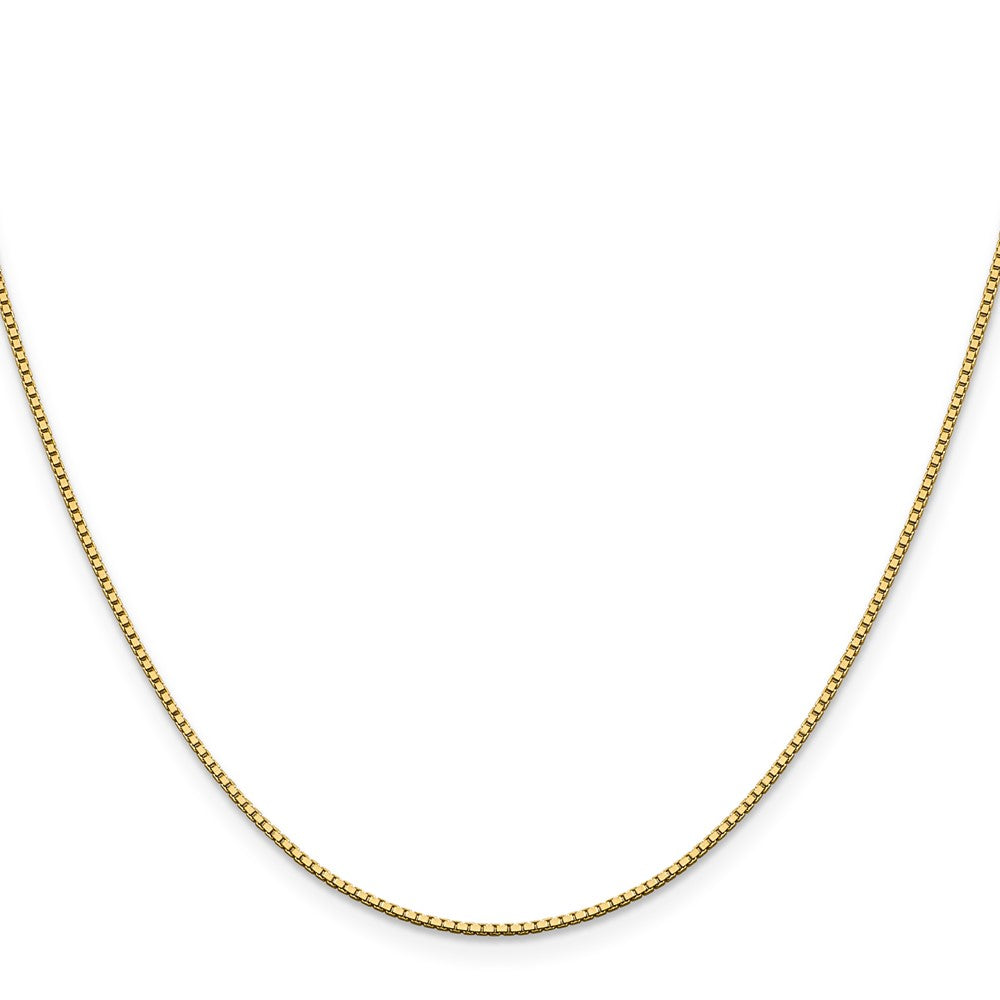 Gold (10K & 14K) Box Chain — 1.05 mm