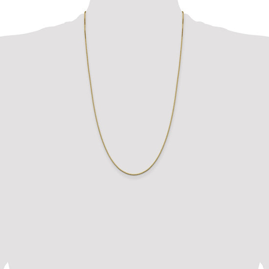 14K 26 inch 1.05mm Box with Lobster Clasp Chain