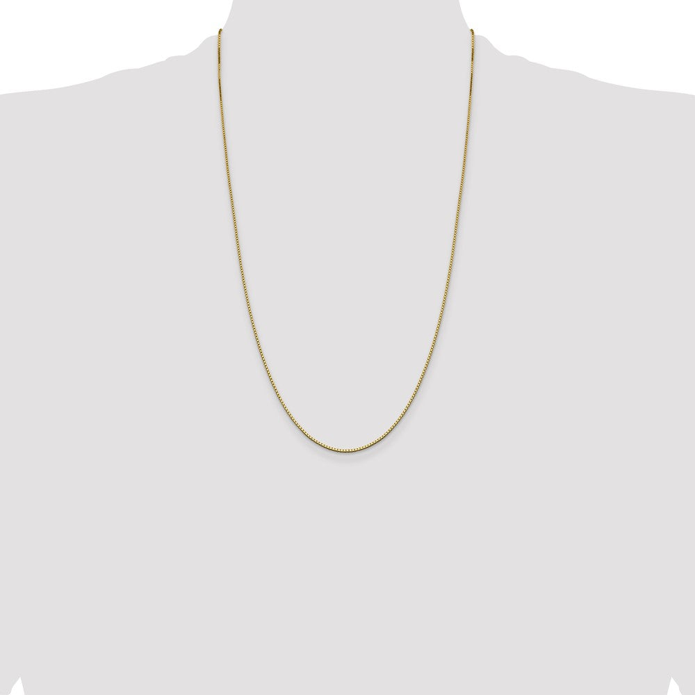 14K 26 inch 1.05mm Box with Lobster Clasp Chain
