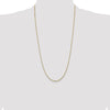 14K 28 inch 1.05mm Box with Lobster Clasp Chain